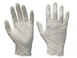 Scan Vinyl Gloves - L (Box 100) £17.99